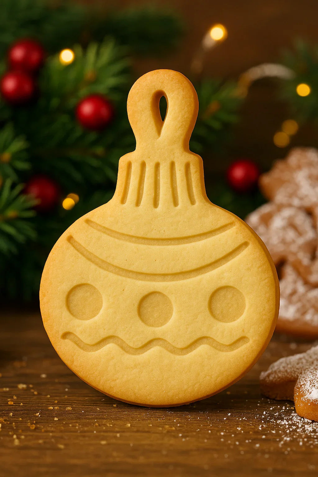 Tagliabiscotti 3D Pallina di Natale | Instile3D, PLA Eco-Friendly