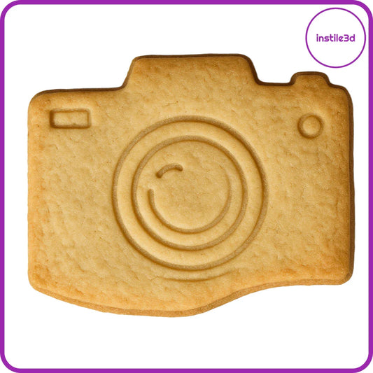 Tagliabiscotti Fotocamera - PLA 3D 9,3x6,5 cm | Instile3D