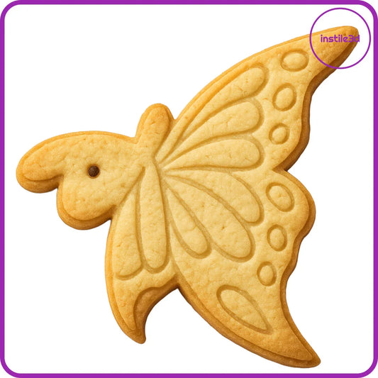 Tagliabiscotti Farfalla Svolazzante - PLA 3D 9,8x6,8 cm | Instile3D