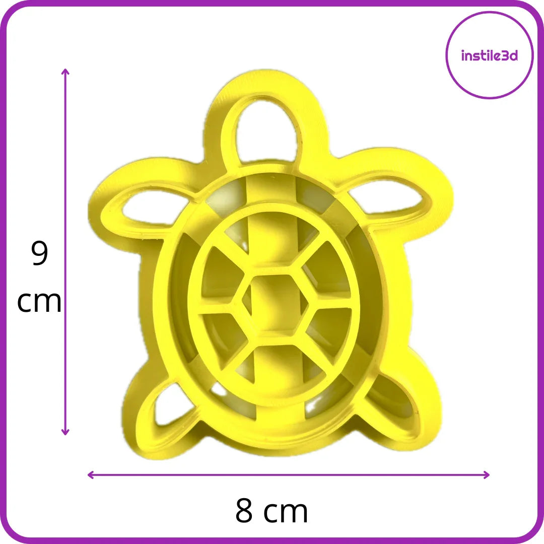 Tagliabiscotti 3D Tartaruga in PLA | Instile3D