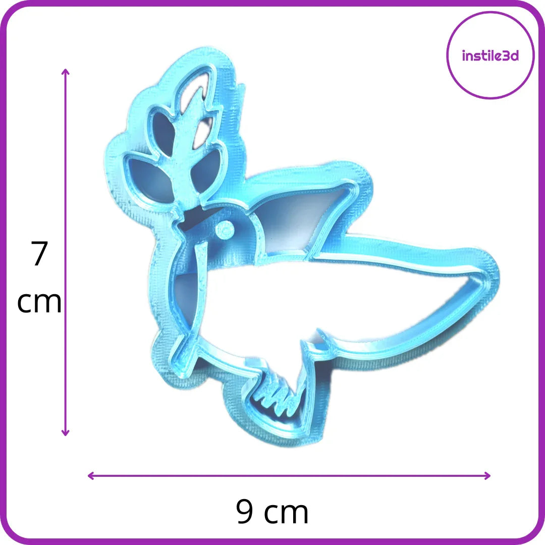 Tagliabiscotti Colomba con Ramo - PLA 3D 9,3x6,4 cm | Instile3D