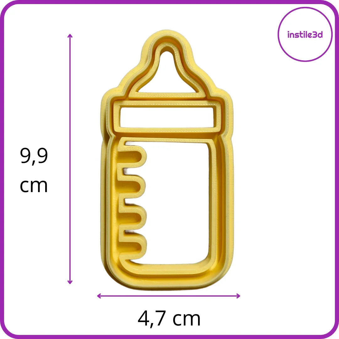 Tagliabiscotti Biberon – PLA 3D 4,7x9,9 cm | Instile3D