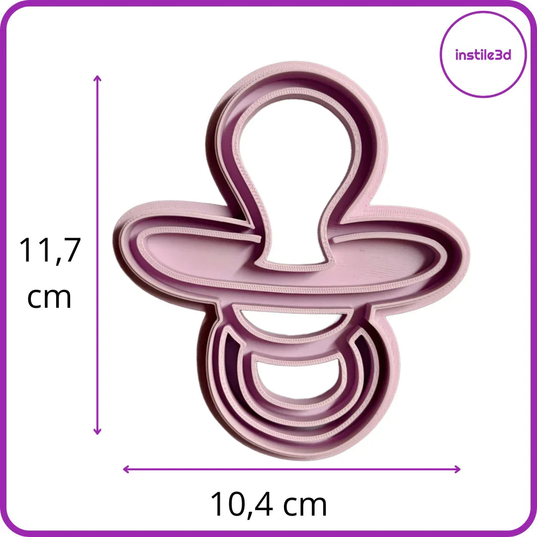 Tagliabiscotti Ciuccio – PLA 3D 10,4x11,7 cm | Instile3D