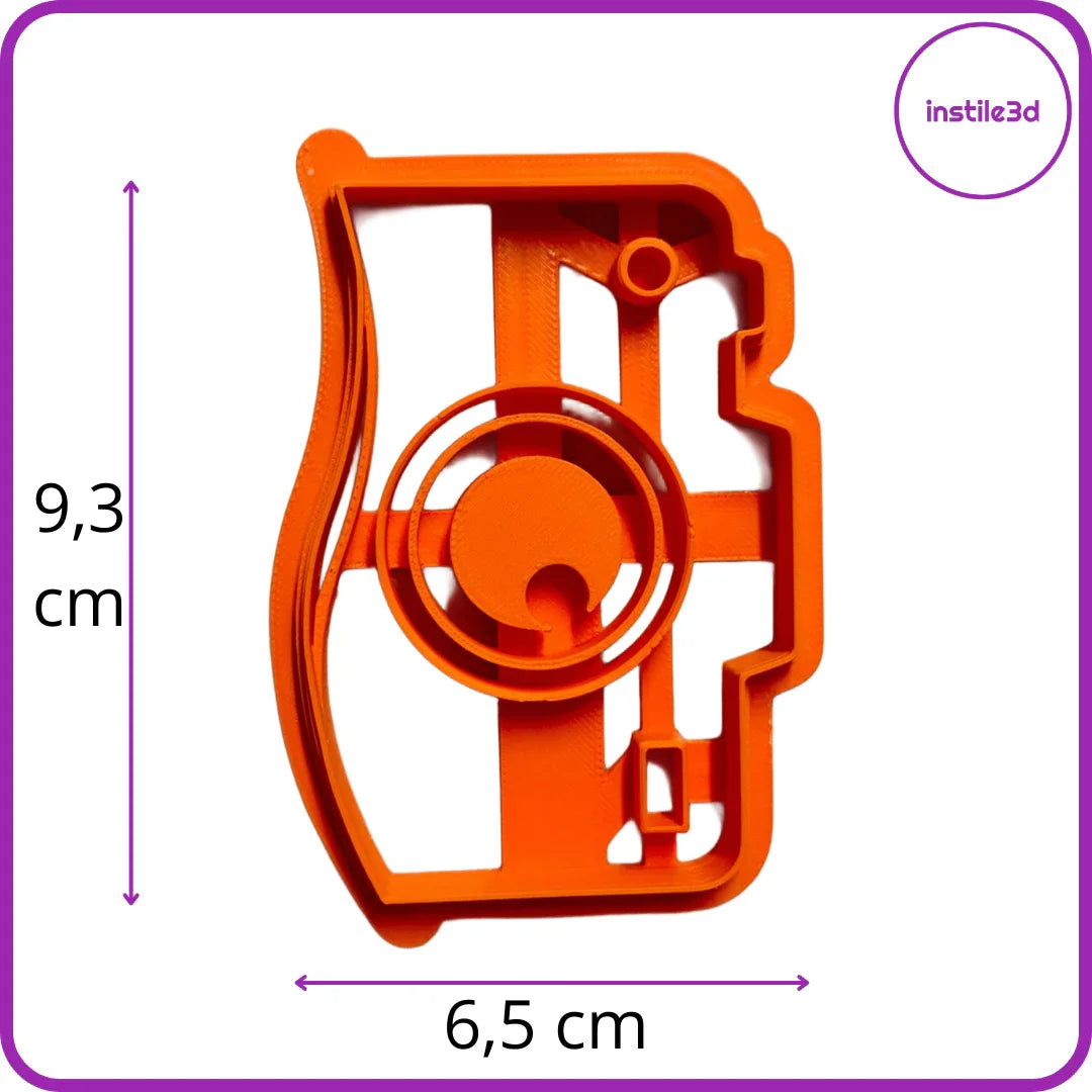 Tagliabiscotti Fotocamera - PLA 3D 9,3x6,5 cm | Instile3D