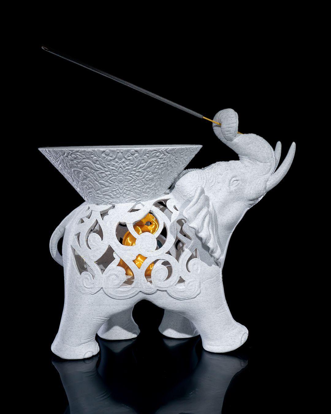 Elefante Dolce Attesa Portaincenso - Instile3D
