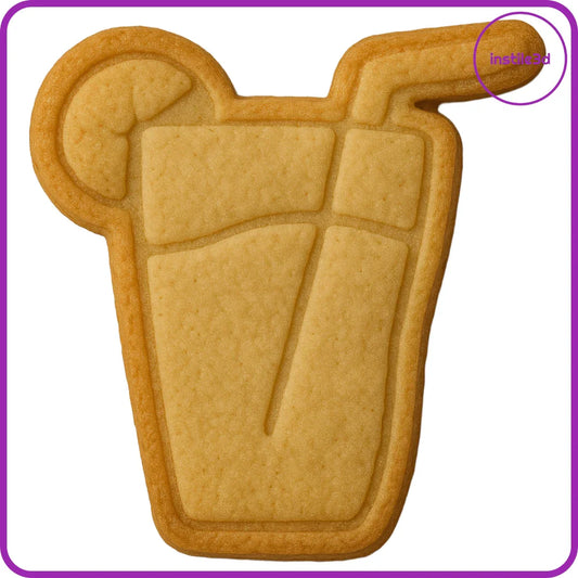 Tagliabiscotti Bicchiere con Cannuccia 10x8,3 cm in PLA | Instile3D