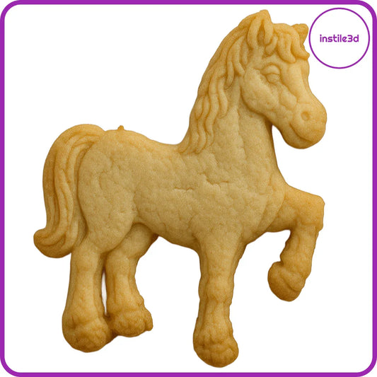Tagliabiscotti Cavallo - PLA 3D 10,3x8,4 cm | Instile3D